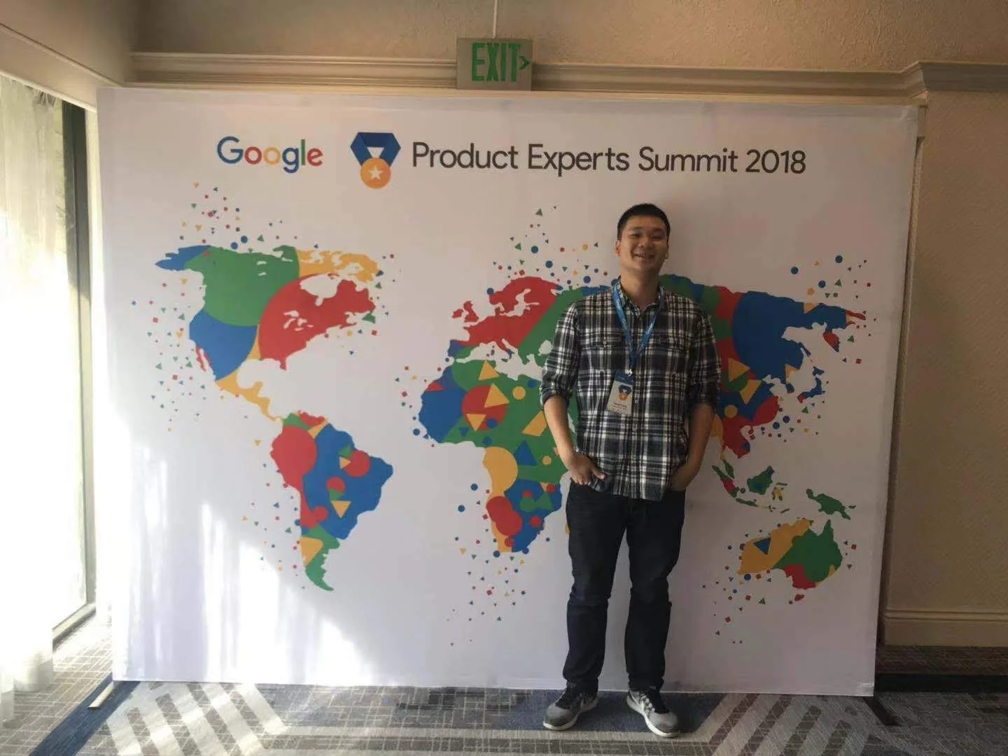 Darren Huang 參與 2018 年 Google Product Experts Summit